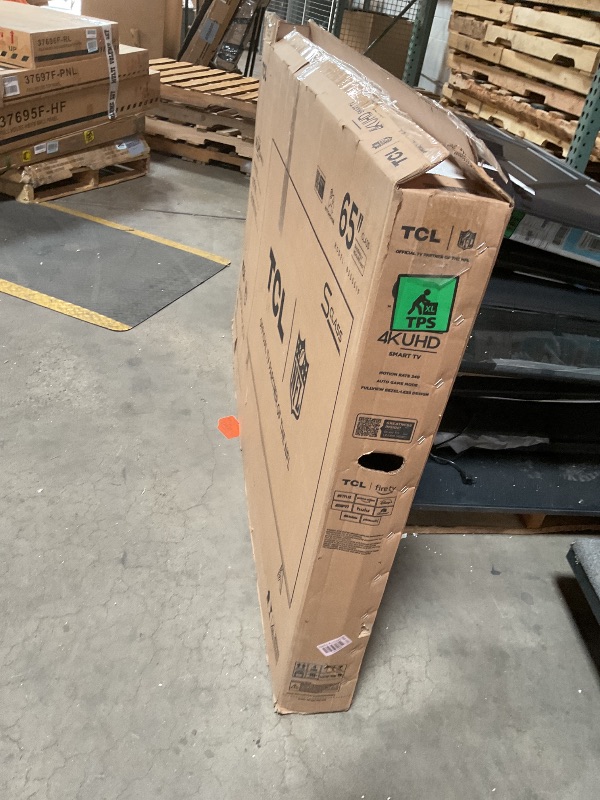 Photo 1 of *FOR PARTS ONLY* TCL 65-Inch Class S5 UHD 4K LED Smart TV with Fire TV (65S551F, 2024 Model), Dolby Vision, HDR PRO+, Dolby Atmos, Alexa Built-in with Voice Remote, Apple AirPlay 2 Compatibility, Streaming Television