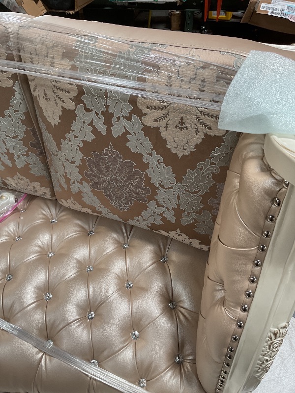 Photo 1 of **MISSING 3 LEGS**FANCY LOOKING COUCH
