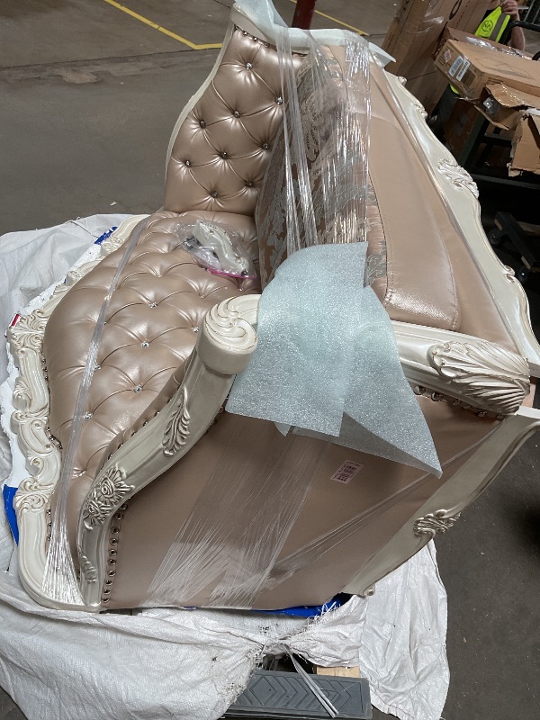 Photo 1 of **MISSING 3 LEGS**FANCY LOOKING COUCH