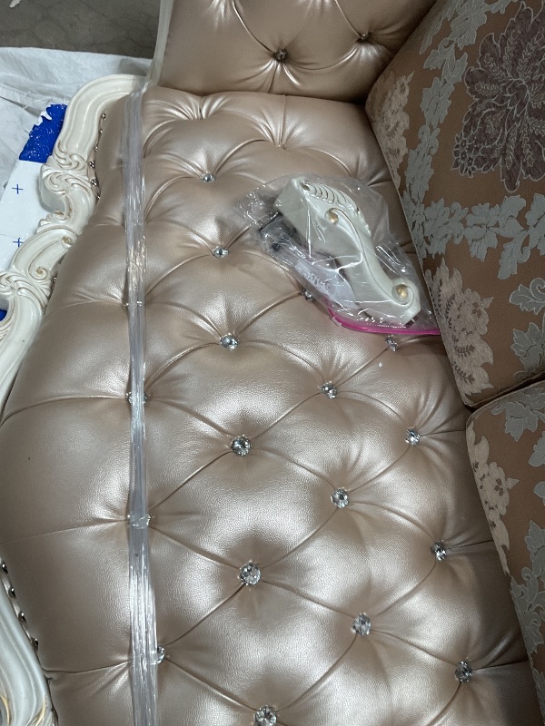 Photo 1 of **MISSING 3 LEGS**FANCY LOOKING COUCH