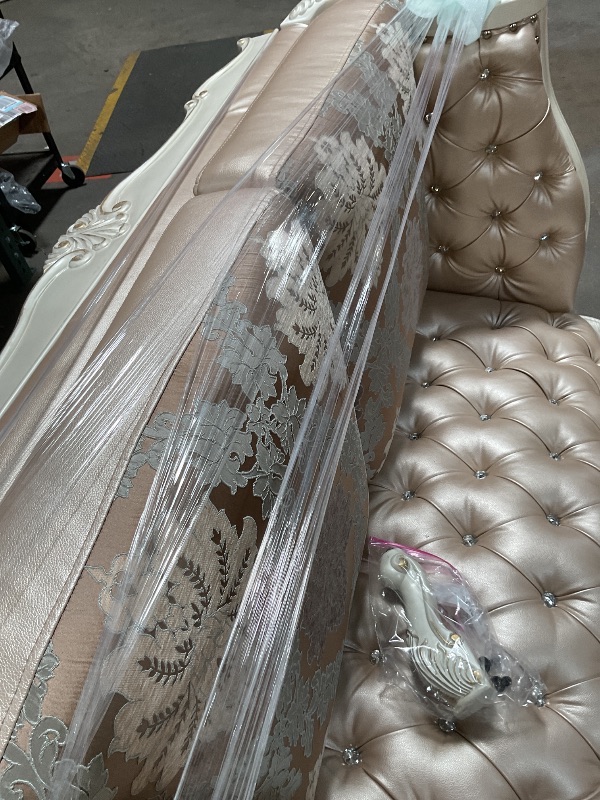 Photo 1 of **MISSING 3 LEGS**FANCY LOOKING COUCH