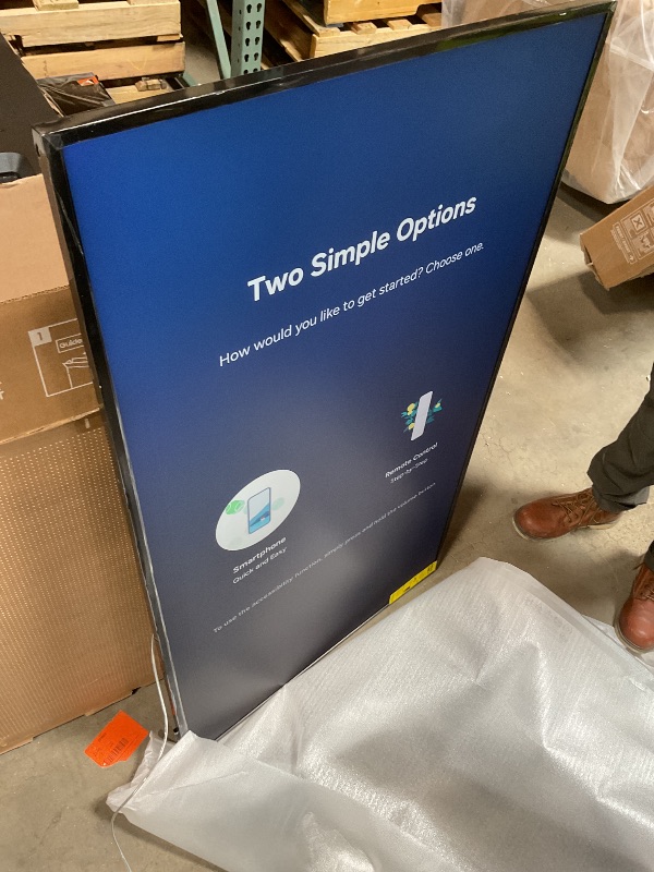Photo 1 of Samsung 55-Inch Class QLED 4K LS03D The Frame Series Quantum HDR Smart TV w/Dolby Atmos, Art Mode, Anti-Reflection, Customizable Frame, Slim Fit Wall Mount with Alexa Built-in (QN55LS03D, 2024 Model)