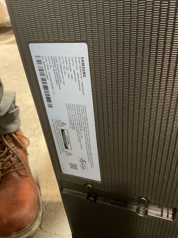 Photo 1 of *FOR PARTS ONLY* Samsung 55-Inch Class QLED 4K LS03D The Frame Series Quantum HDR Smart TV w/Dolby Atmos, Art Mode, Anti-Reflection, Customizable Frame, Slim Fit Wall Mount with Alexa Built-in (QN55LS03D, 2024 Model)