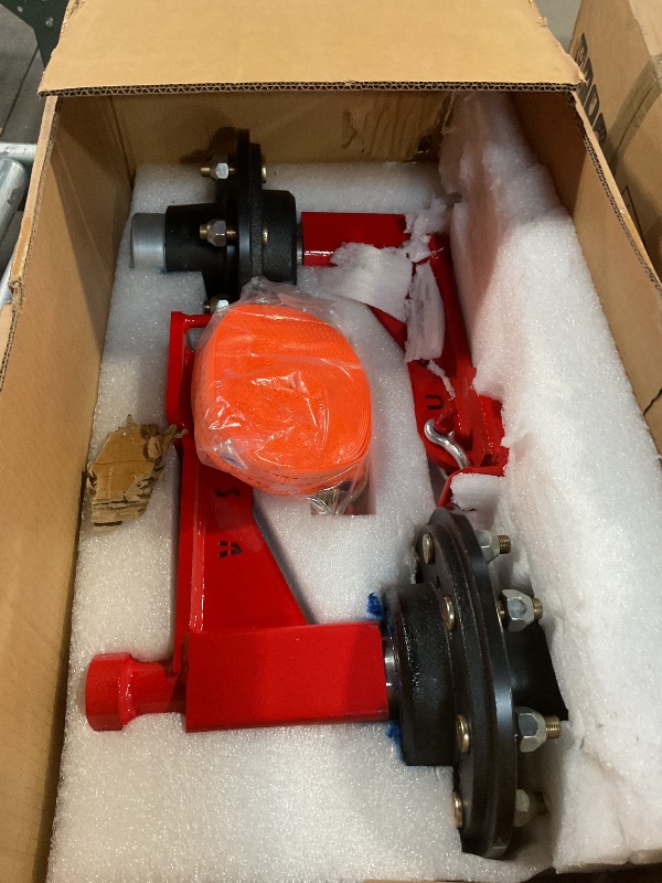 Photo 1 of New Up Grade 2Pack Shipping Container Wheels 8-Lug Wheels Kit |Shipping Container Axle with Ratchet Tie Down-Moves 20ft - 40ft. Marine containers | Marine Container Accessories