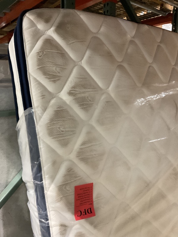 Photo 1 of **DIRTY FROM TRANSPORT **King Mattress, 14 Inch King Mattress , Hybrid King Size Mattresses with Comfort Foam and Pocket Coils for Pressure Relief & Motion Isolation