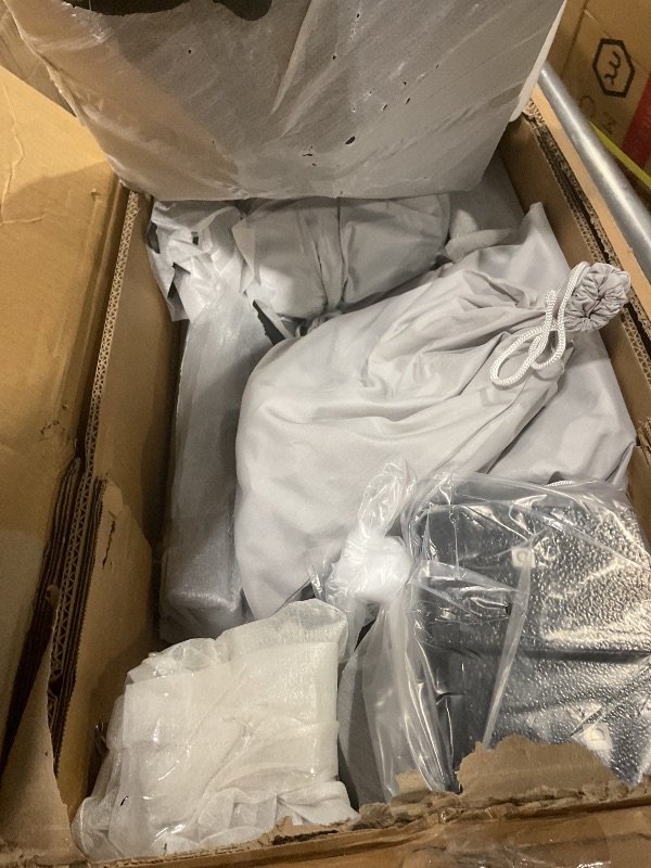 Photo 1 of **SELLING AS PARTS IN PARTIAL SET. LOOKS LIKE A BOX OF METAL FRAMES FOR A PARTY TENT**