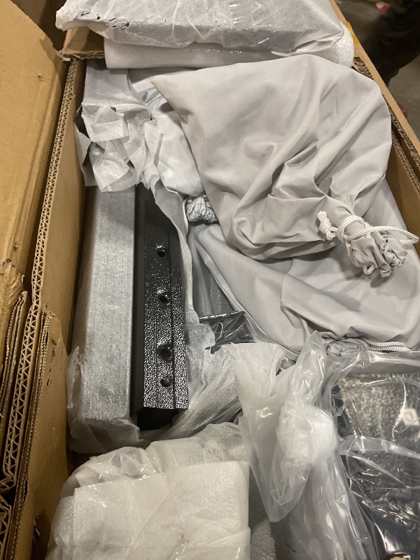 Photo 1 of **SELLING AS PARTS IN PARTIAL SET. LOOKS LIKE A BOX OF METAL FRAMES FOR A PARTY TENT**