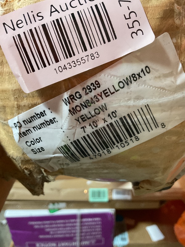 Photo 1 of **DIRTY FROM TRANSPORT**Rugshop Geometric Boho Perfect for high Traffic Areas of Your Living Room,Bedroom,Home Office,Kitchen Area Rug 7'10" x 10' Yellow