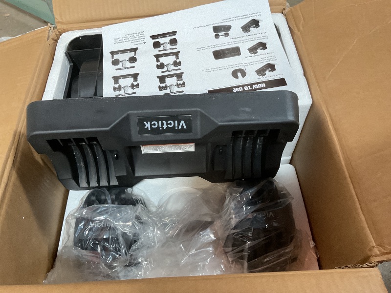 Photo 1 of Adjustable dumbbells 25 pound home gym weights with anti-slip aluminum handle