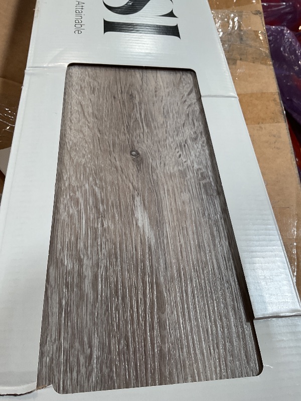 Photo 1 of A&A Surfaces Odin Ash 12 MIL x 7 in. W x 48 in. L Waterproof Click Lock Vinyl Plank Flooring (26.15 sq. ft./case) H-LVR-6550-147C