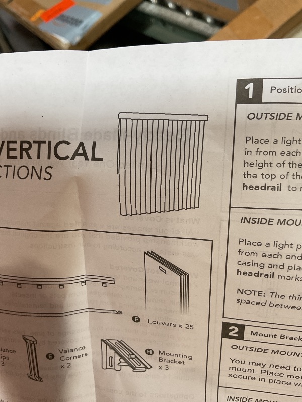 Photo 1 of **DIRTY SCREWS**Ready-made blinds and shades, pull sideways covers large windows and doors