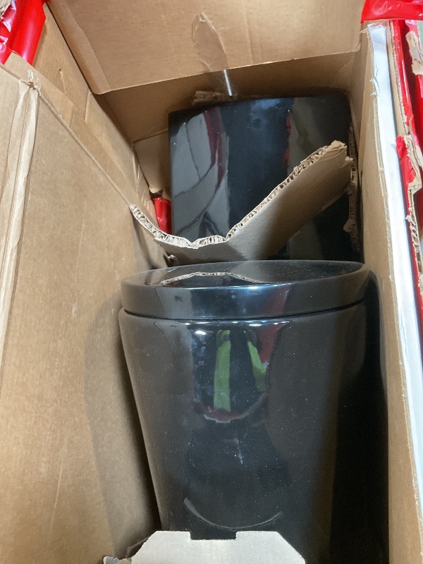 Photo 1 of **MISSING LID**KOHLER Cimarron 12 in. Rough In 2-Piece 1.28 GFP Single Flush Round Toilet in  with Soft Close Seat 31668-0