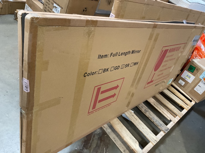 Photo 1 of full length mirror with curve top