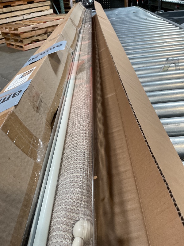 Photo 1 of **MISSING HARDWARE **Outdoor roller shade 8 x 6 beige