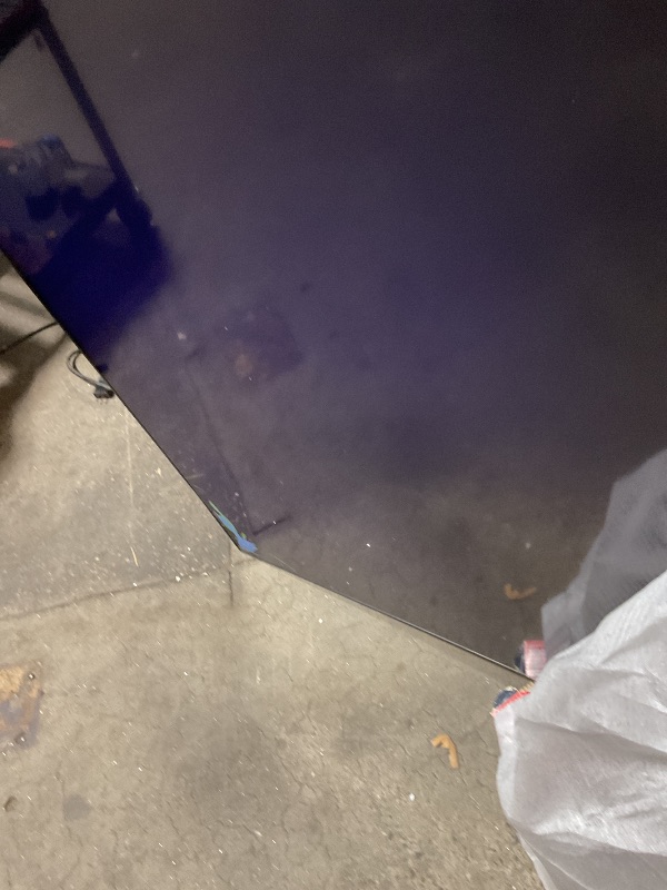 Photo 1 of **MAJOR DAMAGE. SELLING FOR PARTS// MISSING ONE LEG STAND**Samsung 70-Inch Class QLED 4K Q60D Series Quantum HDR Smart TV w/Object Tracking Sound Lite, Motion Xcelerator, Slim Design, Gaming Hub, Alexa Built-in (QN70Q60D, 2024 Model)