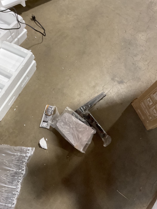 Photo 1 of **MAJOR DAMAGE. SELLING FOR PARTS// MISSING ONE LEG STAND**Samsung 70-Inch Class QLED 4K Q60D Series Quantum HDR Smart TV w/Object Tracking Sound Lite, Motion Xcelerator, Slim Design, Gaming Hub, Alexa Built-in (QN70Q60D, 2024 Model)