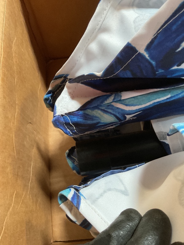 Photo 1 of *MISSING LOWER POLE* Sunnyglade 9' Patio Umbrella Outdoor Table Umbrella with 8 Sturdy Ribs (Beige)