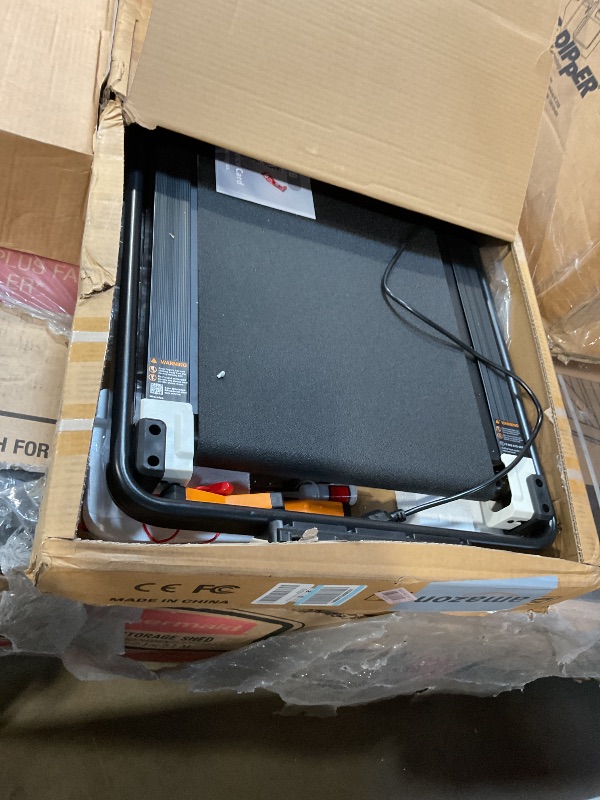 Photo 1 of **FOR PARTS** FUNRAY Versatile Walking Pad with Incline - Dual-Sided Under Desk Treadmill with Foot Massage,Portable Compact Treadmills with 330LBS Weight Capacity,2 in 1 Walking Treadmill for Home/Office-Classic