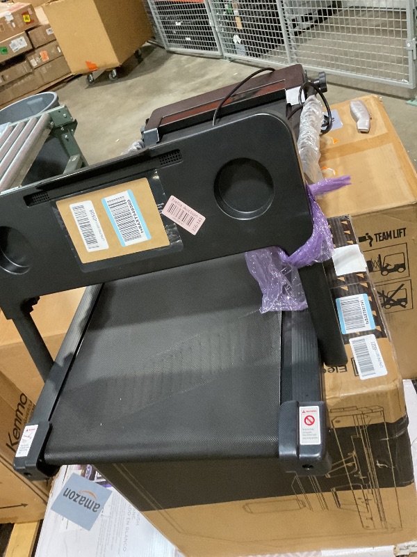 Photo 1 of **NON FUNCTIONAL. SELLING FOR PARTS **Treadmill with Handles, 2025 Upgraded Small Treadmills Home, Portable Electric Treadmills for Home 300 lbs Capacity,Walking Pad Treadmill,Lightweight Folding Foldable Walking Pad with LED Display
