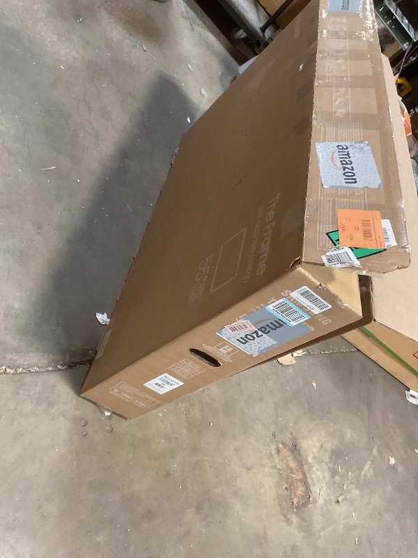 Photo 1 of **SELLING FOR PARTS // MAJOR DAMAGE**LG 65-Inch Class OLED evo C4 Series Smart TV 4K Processor Flat Screen with Magic Remote AI-Powered with Alexa Built-in (OLED65C4PUA, 2024)