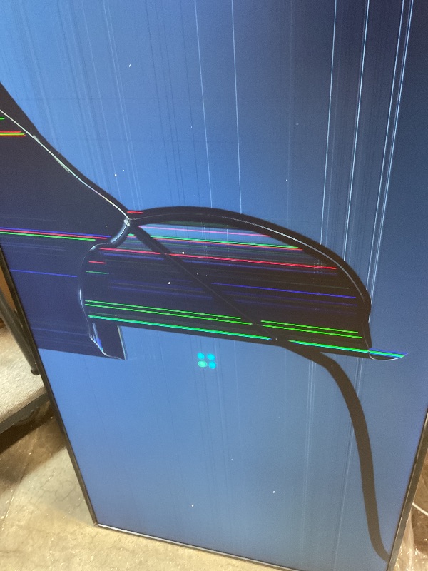 Photo 1 of **SELLING FOR PARTS // MAJOR DAMAGE**LG 65-Inch Class OLED evo C4 Series Smart TV 4K Processor Flat Screen with Magic Remote AI-Powered with Alexa Built-in (OLED65C4PUA, 2024)