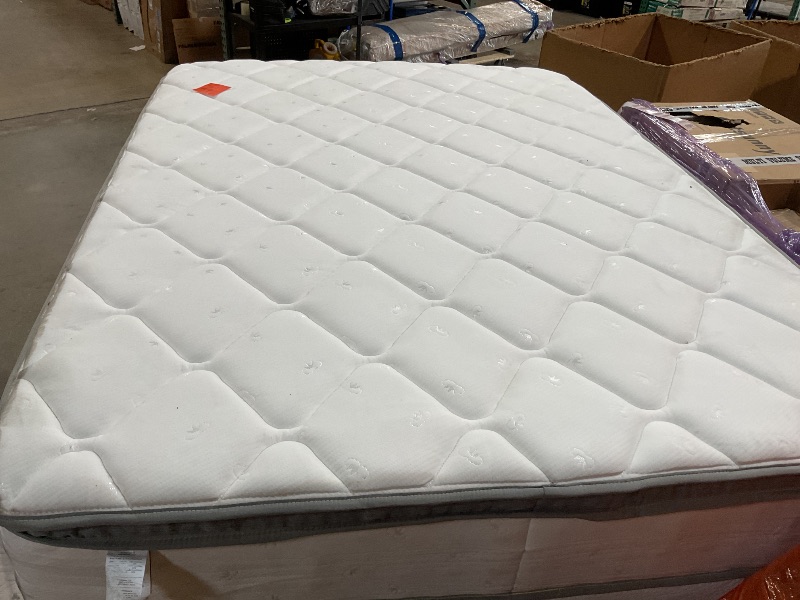 Photo 1 of **DIRTY FROM TRANSPORT **Novilla Queen Mattress, 12 Inch Hybrid Mattress Queen with Comfort Foam,Innerspring Pillow Top Mattresses  Pressure & Pain Relief, Soft Feel but Supportive