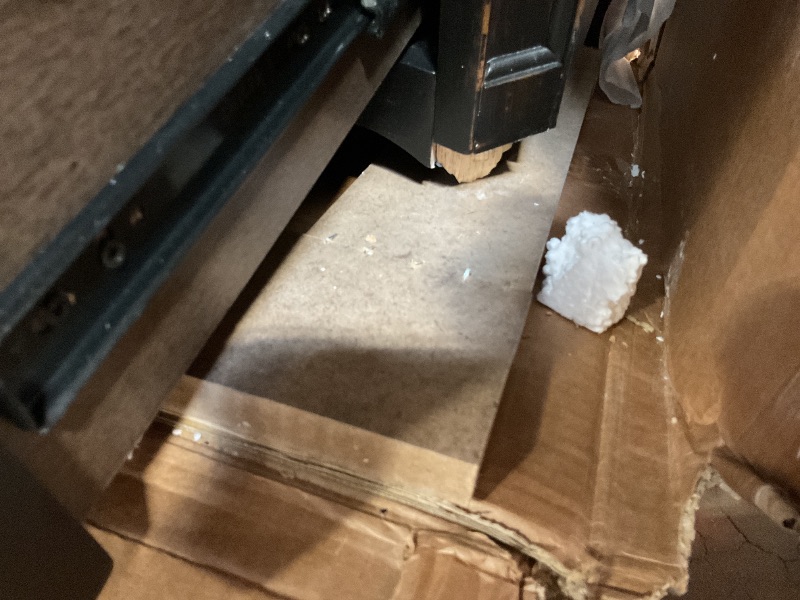 Photo 1 of **DAMAGE TO MULTIPLE LEGS**Acme Chelmsford 8-Drawer Contemporary Wood Dresser in Antique Black