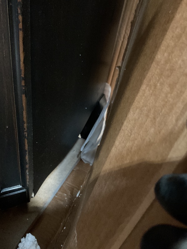 Photo 1 of **DAMAGE TO MULTIPLE LEGS**Acme Chelmsford 8-Drawer Contemporary Wood Dresser in Antique Black