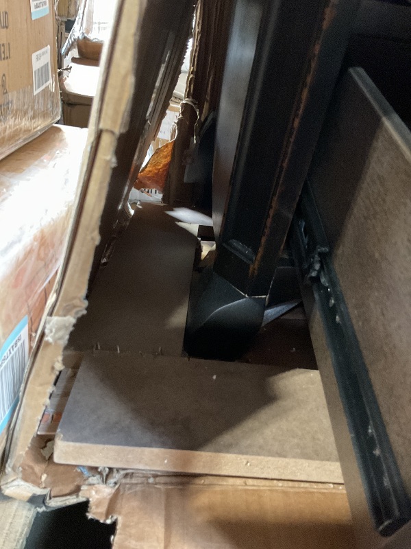 Photo 1 of **DAMAGE TO MULTIPLE LEGS**Acme Chelmsford 8-Drawer Contemporary Wood Dresser in Antique Black