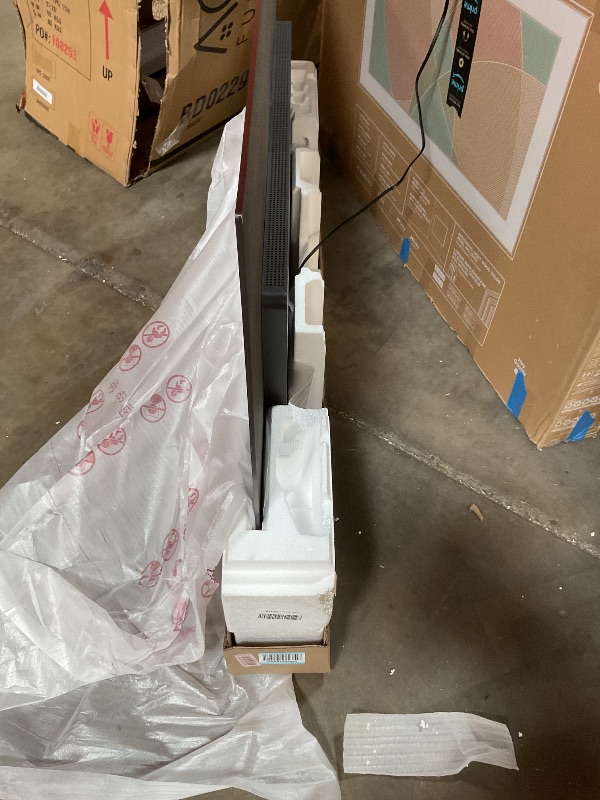Photo 1 of **MISSING LEGS**Samsung 65-Inch Class QLED 4K LS03D The Frame Series Quantum HDR Smart TV w/Dolby Atmos, Art Mode, Anti-Reflection, Customizable Frame, Slim Fit Wall Mount with Alexa Built-in (QN65LS03D, 2024 Model)