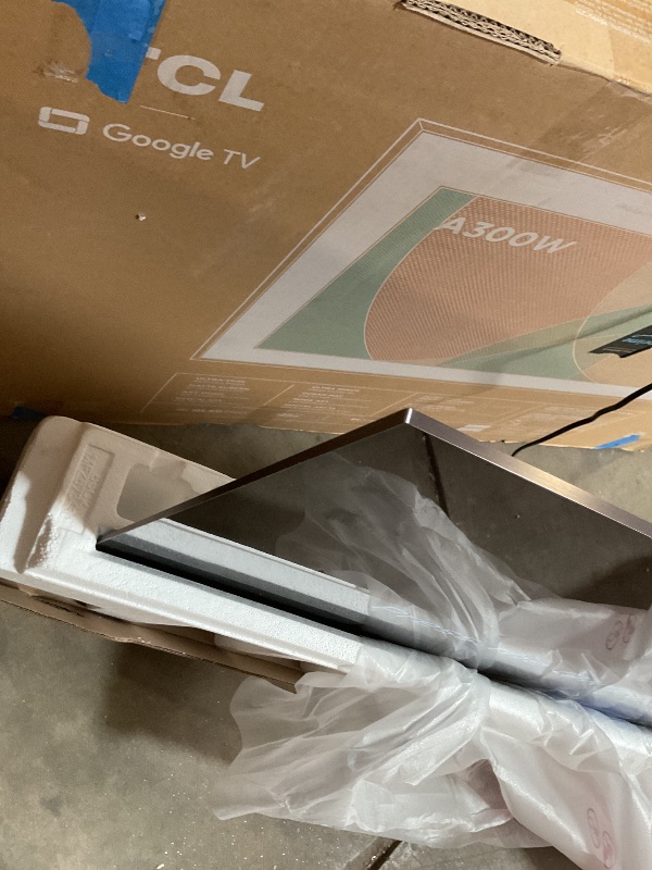 Photo 1 of **MISSING LEGS**Samsung 65-Inch Class QLED 4K LS03D The Frame Series Quantum HDR Smart TV w/Dolby Atmos, Art Mode, Anti-Reflection, Customizable Frame, Slim Fit Wall Mount with Alexa Built-in (QN65LS03D, 2024 Model)