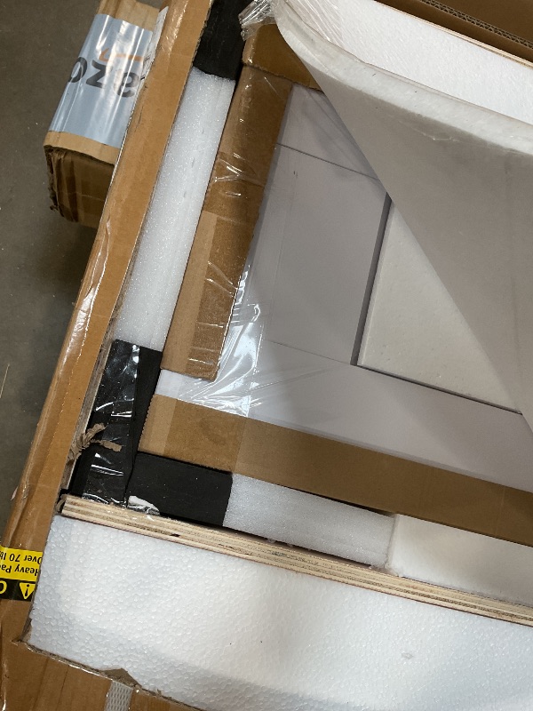 Photo 1 of *ONLY 2 PANELS* Bifold Barn Door 48" x 84", MDF Bi-Fold Sliding Closet Doors with Hardware Kit Included, Pre-Finished Easy Assembly, Water-Proof PVC Surface & Save Space, H-Frame, 56" Track for 4 Doors,White