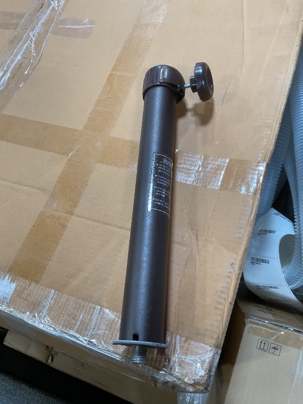 Photo 1 of California Umbrella 50 lbs. Round Concrete Weighted Powdercoated Steel Umbrella Base, White Frame
