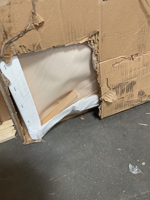 Photo 1 of **MAJOR DAMAGE TO ONE**milo Stretched Artist Canvas | 60 x72 inches | 2 Pack | 1.5” inch Thick Gallery Profile | 15 oz Primed Large Canvases for Painting, Ready to Paint Art Supplies for Acrylic, Oil
