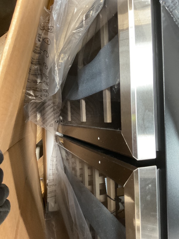 Photo 1 of 30" Wine and Beverage Refrigerator - Dual Zone Wine and Beverage Cooler, Under Counter/Freestanding Wine and Beer Fridge Holds 29 Bottles & 110 Cans - Ideal for Home, Bar, and Office-Premium Cooling
