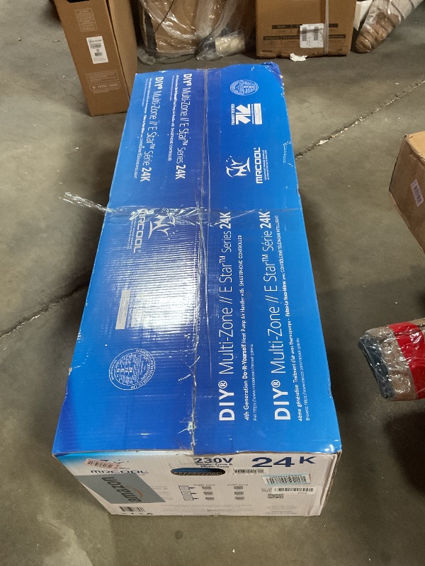 Photo 1 of **SELLING FOR PARTS AS PARTIAL SET.**MRCOOL 24000 BTU 230V Ductless Inverter Mini Split Air Conditioner & Heat Pump System, 4th Gen DIY - Wall-Mounted AC Unit w/Heating and Cooling for Home, Office & Commercial Space
