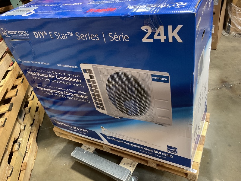 Photo 1 of 24k BTU 20.5 SEER MrCool DIY Ductless Heat Pump Condenser - 4th Generation - with 25 ft Line Set