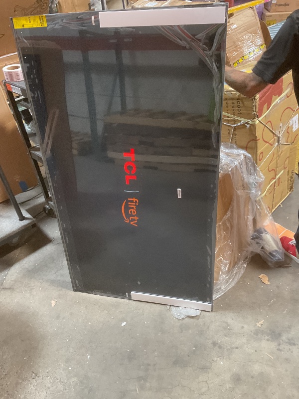Photo 1 of **SELLING FOR PARTS AS SCREEN IS DAMAGED**TCL 65-Inch Class S5 UHD 4K LED Smart TV with Fire TV (65S551F, 2024 Model), Dolby Vision, HDR PRO+, Dolby Atmos, Alexa Built-in with Voice Remote, Apple AirPlay 2 Compatibility, Streaming Television