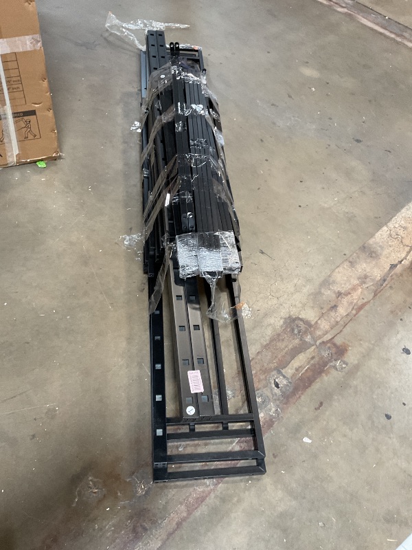Photo 1 of **SELLING FOR PARTS AS PARTIAL SET **Bellemave Triple Bunk Bed for Kids, Detachable Metal Twin Over Twin Over Twin Bunk Bed with Guardrails, Built-in Ladder, Shelf, Converts to 3 Separate Twin Beds, Easy Assembly (Black)