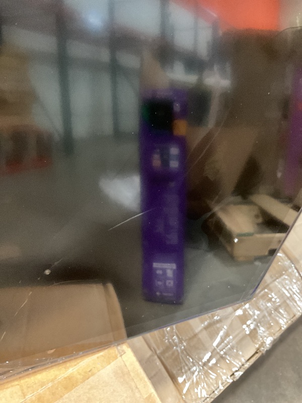 Photo 1 of **SELLING FOR PARTS. MAJOR DAMAGE **Roku Smart TV – 43-Inch Select Series 4K HDR RokuTV with Roku Enhanced Voice Remote, Brilliant 4K Picture, Automatic Brightness, & Seamless Streaming – Live Local News, Sports, Family Entertainment