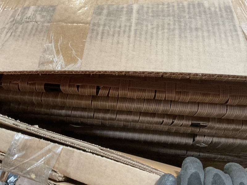 Photo 1 of ** PARTIAL SET 1 OF 2 ** Pamapic 7-Piece Outdoor Sectional Sofa Set, All-Weather PE Rattan Patio Furniture with Washable Cushions Covers, Gray Cushions and Brown Rattan, Dark Gray