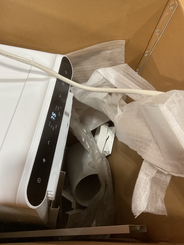 Photo 1 of *MODEL MAY VARY* Midea Duo 10000 BTU DOE 115-Volt white Vented Wi-Fi enabled Portable Air Conditioner Remote Control Included 450-sq ft -Cooling