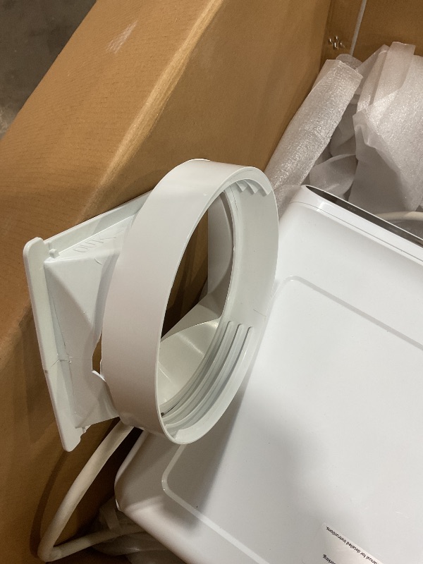 Photo 1 of *MODEL MAY VARY* Midea Duo 10000 BTU DOE 115-Volt white Vented Wi-Fi enabled Portable Air Conditioner Remote Control Included 450-sq ft -Cooling