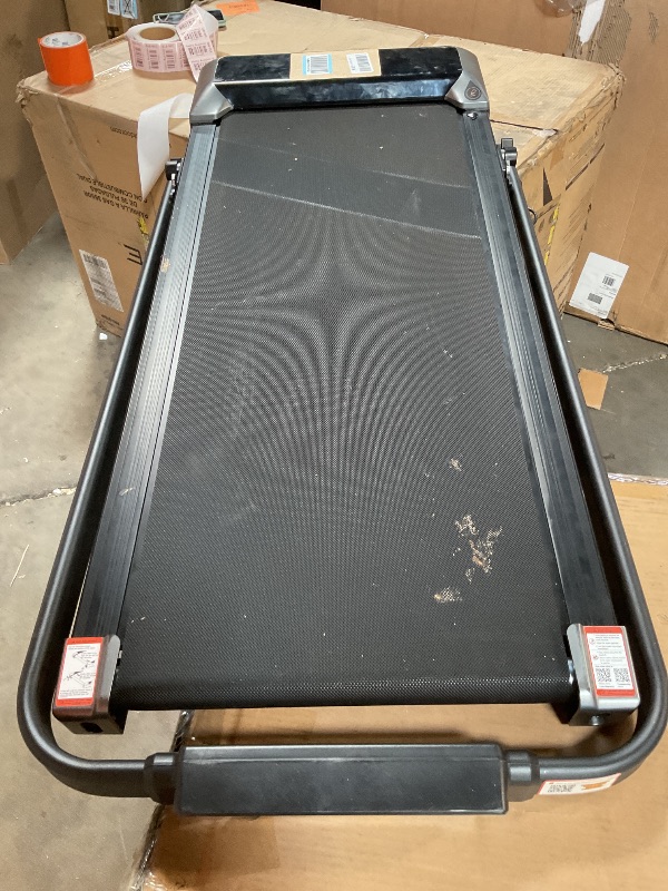 Photo 1 of **NO POWER CORD**Acezoe Walking Pad Under Desk Treadmill with Incline, 2 in 1 Foldable Treadmills for Home Small Office, 300 lbs Capacity, Portable Compact Walking Treadmill with Remote Control, LED Display and Apps