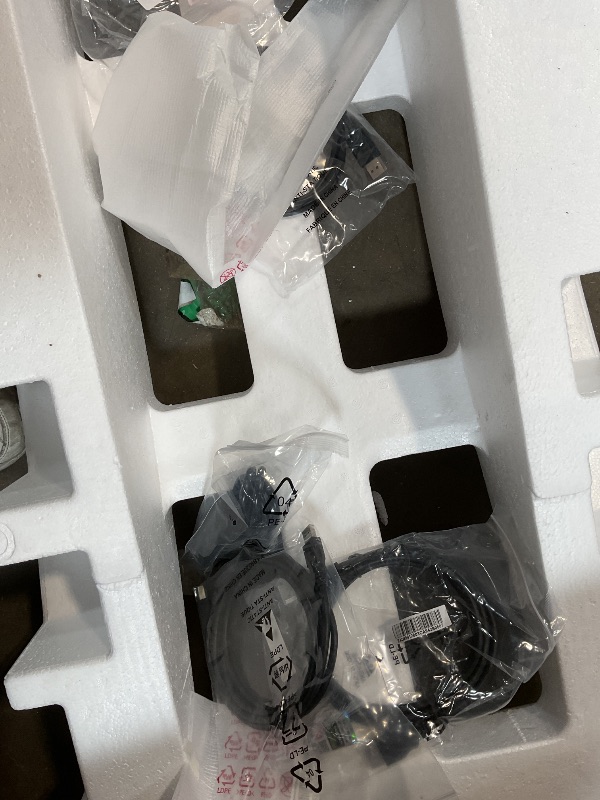 Photo 1 of **MAJOR DAMAGE. SELLING FOR PARTS**LG 49" UltraGear DQHD (5120x1440) Curved Gaming Monitor, 240Hz, 1ms, VESA DisplayHDR 1000, HDMI 2.1, DisplayPort, 4-Pole HP Out DTS HP:X, AMD FreeSync Premium Pro, Tilt/Swivel/Height Stand, Black