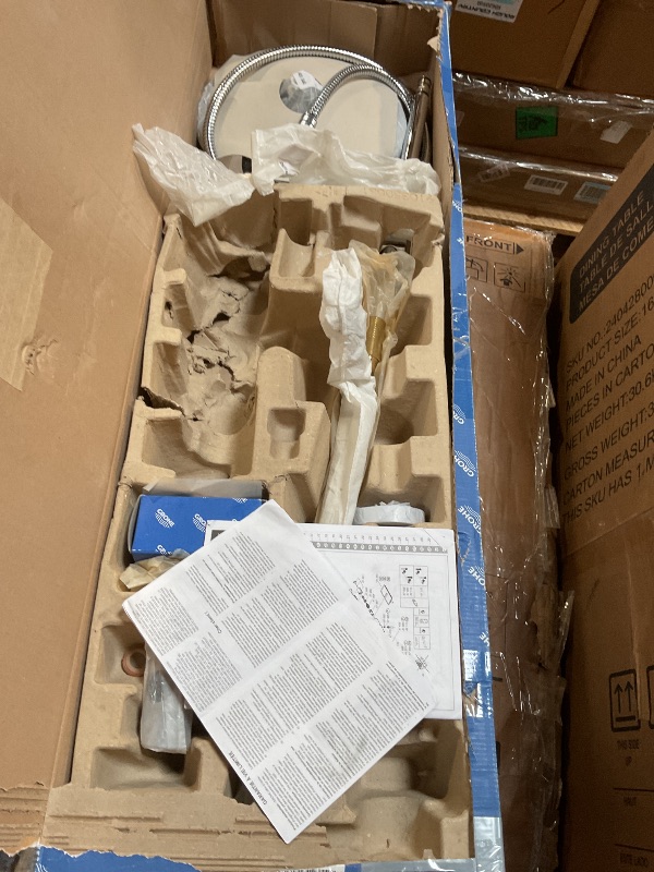 Photo 1 of **SELLING FOR PARTS. MISSING PART**GROHE 26128002 Euphoria 260 Cooltouch Thermostatic Shower System, 1.75 GPM, Starlight Chrome