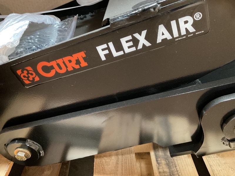 Photo 1 of *MISSING PIECES* Trailair CURT L05 Air Ride 18K Fifth Wheel Pin Box – Internal Airbag with Built-in Strut Reduces Chucking, Jarring, Bounching; 18,000 lb. Rating.; Black Powder Coat Finish – Lippert Components 328492
