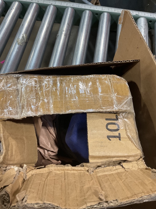 Photo 1 of *** ONLY 1 ***** Amazon Basics Neoprene Dumbbell Hand Weights, 10 Pound, Pair, Navy Blue