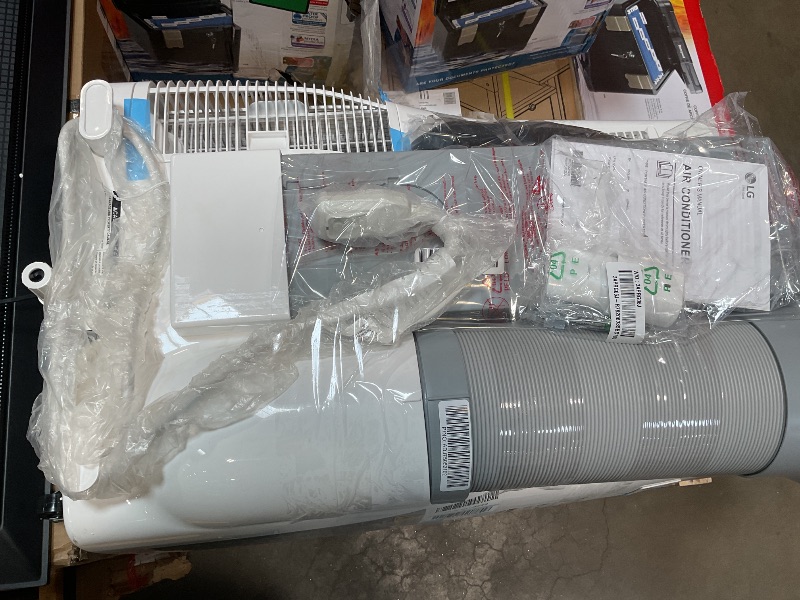 Photo 1 of *OUT OF BOX* LG 10000 BTU SACC(14000 ASHRAE) Portable Air Conditioners with Dual Inverter Cools 450 Sqft Ultra Quiet & Easy Install WiFi App Medium & Large Room Air Conditioner AC Unit Home White LP1022FVSM