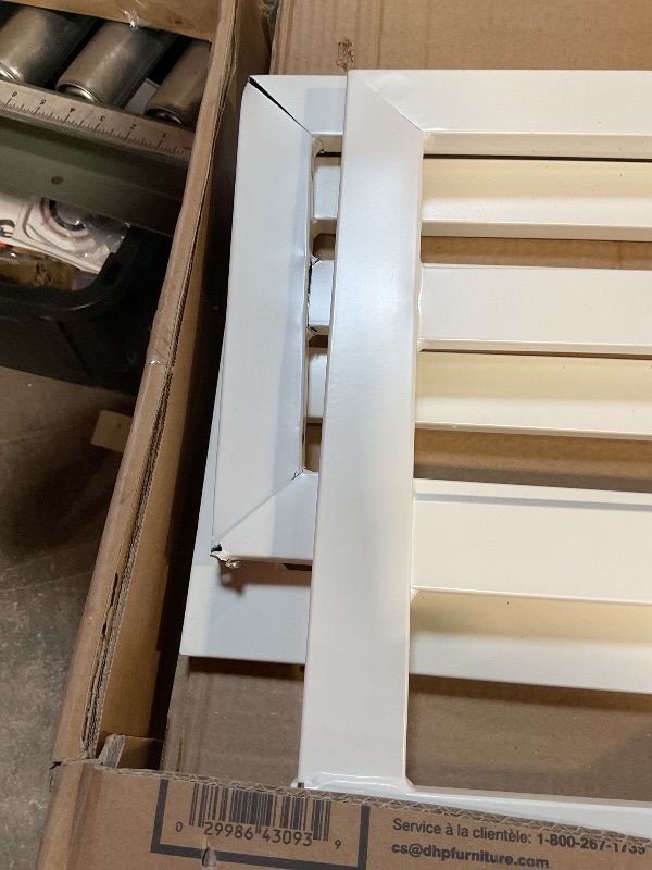 Photo 1 of DHP Miles Metal Junior Twin Loft Bed, White